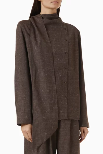 Elm Shirt in Wool-blend