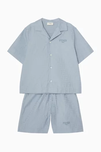 All-over Logo Shorts in Jacquard