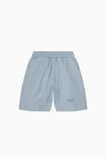 All-over Logo Shorts in Jacquard