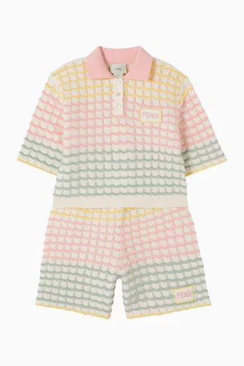 Wave Shorts in Cotton-knit