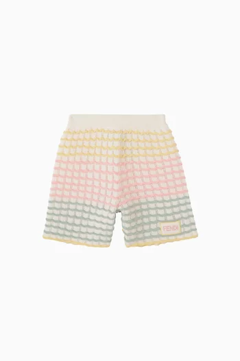 Wave Shorts in Cotton-knit