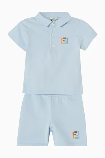 Logo Polo T-shirt in Cotton
