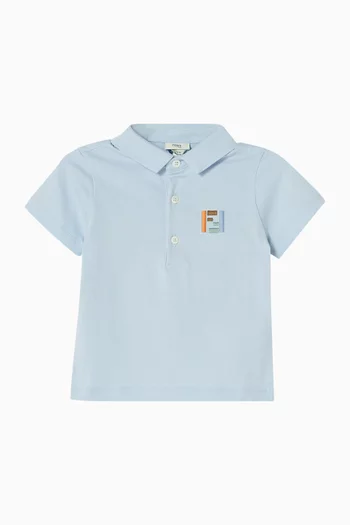 Logo Polo T-shirt in Cotton