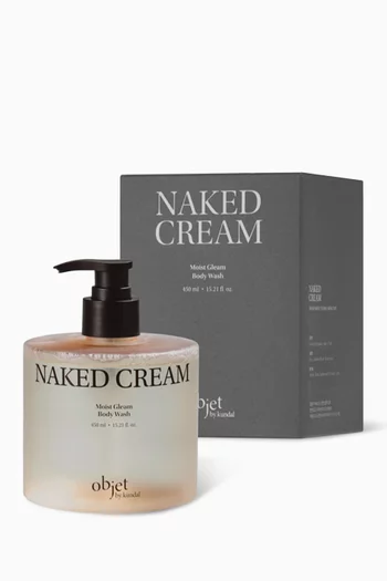 Naked Cream Moist Body Wash, 450ml