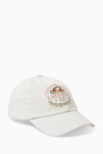 x Ladurée Baseball Cap in Cotton
