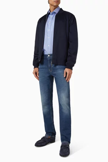 Striped  Shirt in Fine Twill
