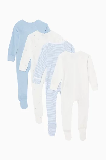 Zip Growsuit , Pack of 4