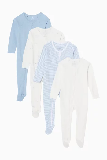 Zip Growsuit , Pack of 4