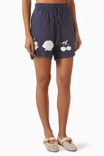 Pantai Shorts in Linen
