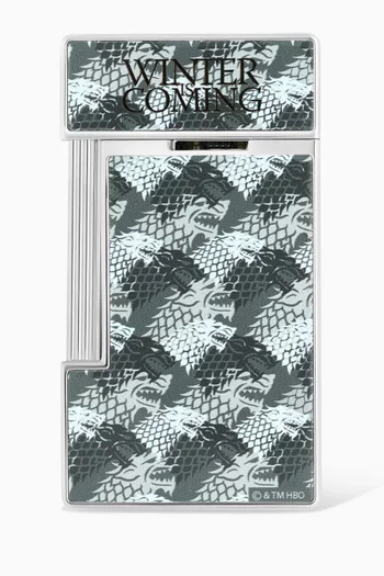Slimmy Game of Thrones Stark Lighter in Metal