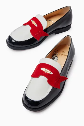 Mini Penny Loafers in Leather