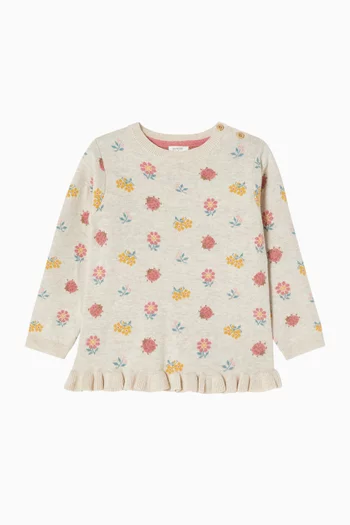 Ladybird Sweatshirt in Cotton-blend