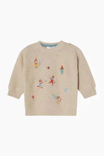 Woodland Sweater in Cotton & Wool