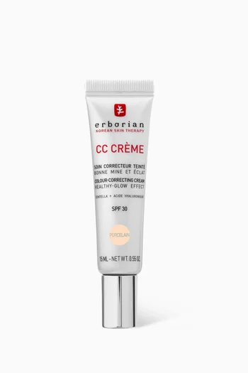 كريم سي سي بحمض الهيالورونيك مع عامل الحماية من الشمس SPF30، درجة بورسلين، 15 ملل