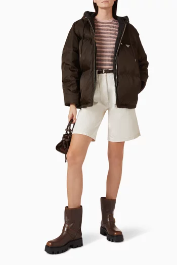 Down Jacket in Re-Nylon