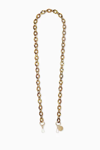 Cassy Long Phone Chain in Resin, 120cm