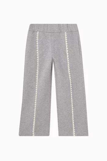 Trousers in Cotton Fleece