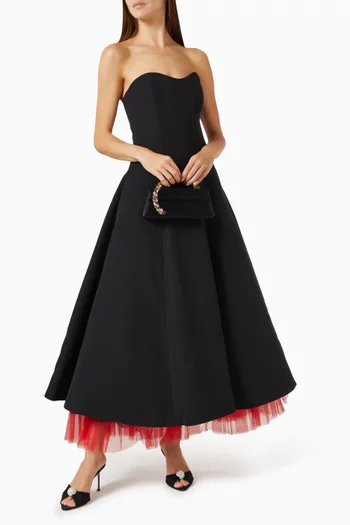 Kahlo Dress in Crepe & Tulle