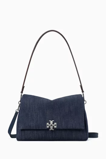 Charlie Shoulder Bag in Denim