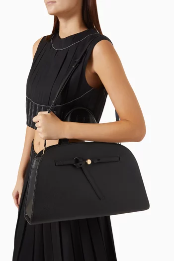 Large Romy Bauletto Bag in Leather