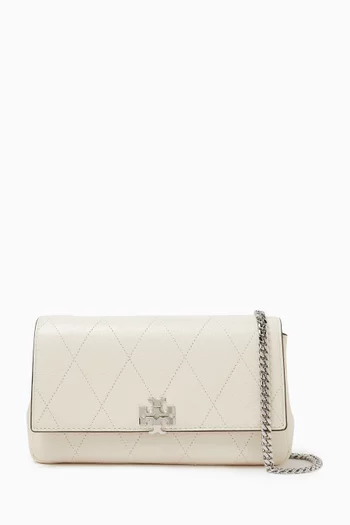 Charlie Chain Wallet in Quilted Leather