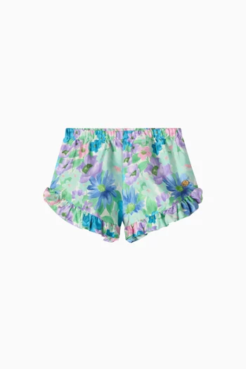 The Meadow Shorts in Silk-twill