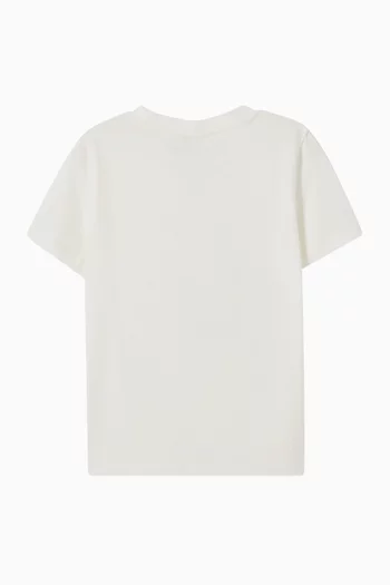 Embroidered Logo T-shirt in Cotton Jersey
