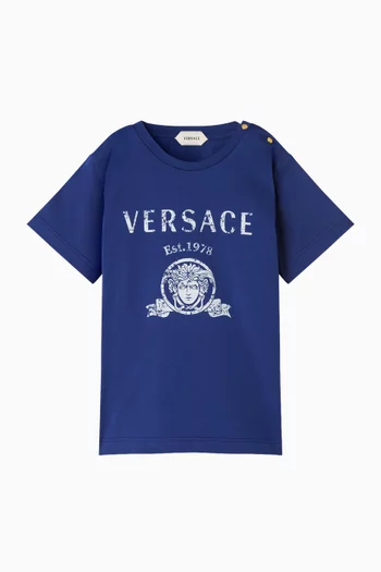 Varsity T-shirt in Cotton-jersey