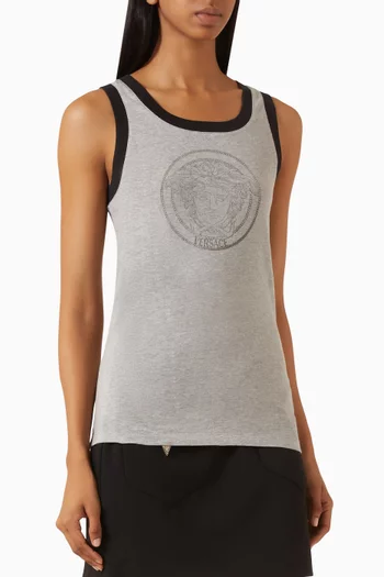 Printed Tank Top in Cotton