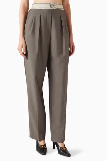 Wide-leg fit in Wool Mohair