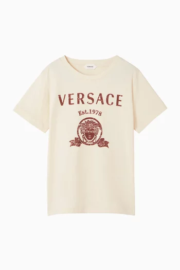 Varsity T-shirt in Cotton Jersey