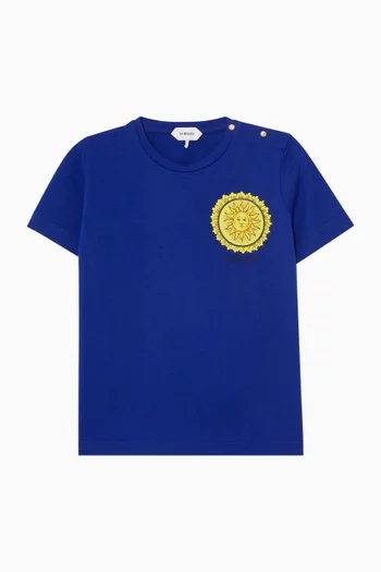 Sun Print T-shirt in Cotton