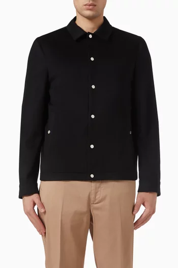 Lightweight Flannel Jacket in Cashmere