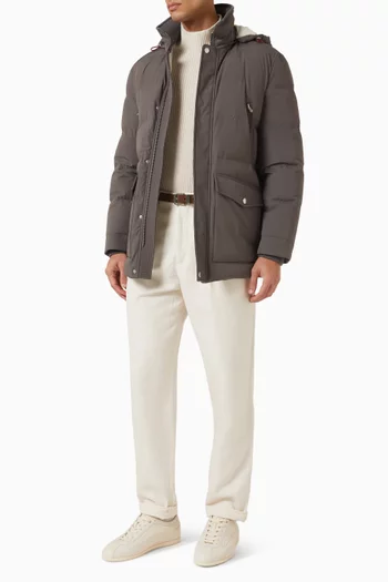 Quilted Hooded Jacket