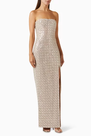 Allegra Pearl Veronica Maxi Dress