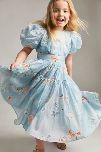 Zoe Butterfly Midi Dress