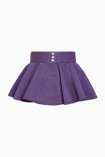Peplum Belt in Denim