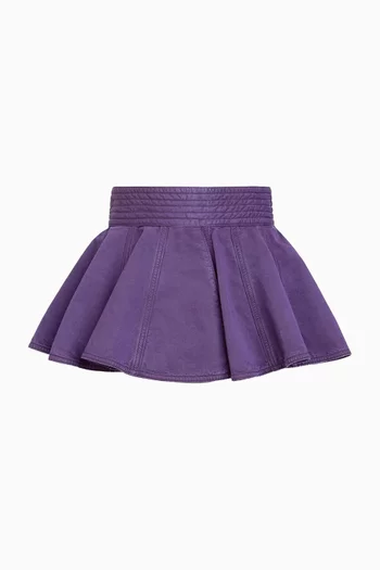 Peplum Belt in Denim