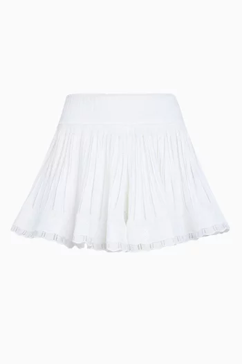 شورت نسيج كرينولين لامع