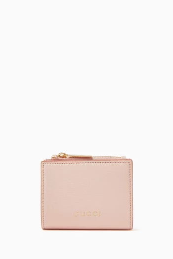Small Logo Wallet in Leather
