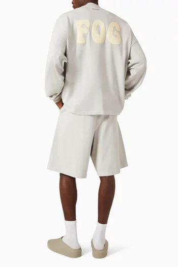 Merch Long Sleeve T-shirt in Heavy Jersey