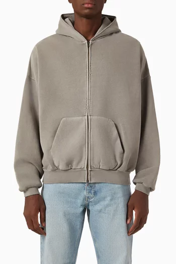 90s Zip-up Hoodie in Cotton Fleece