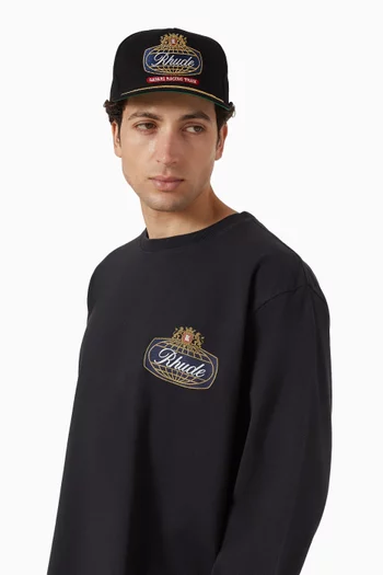 Safari Crest Hat in Canvas