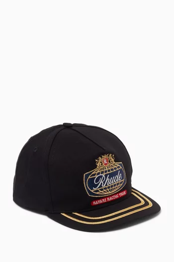 Safari Crest Hat in Canvas