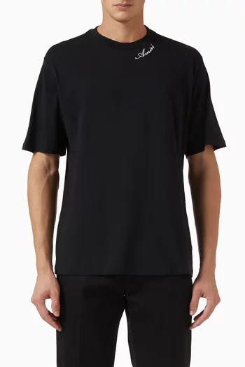 Script Logo T-shirt in Cotton-jersey