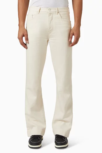 Straight Flare Jeans in Denim