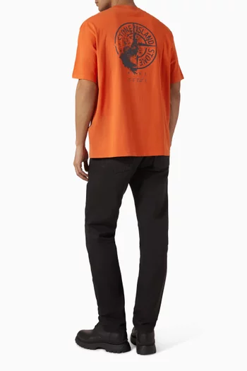 Printed T-shirt in Organic Cotton Jersey