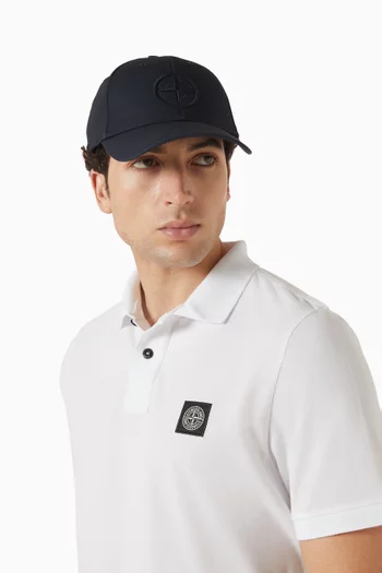 Logo Baseball Cap in Cotton-canvas