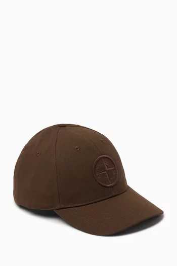 Logo Baseball Cap in Cotton-canvas