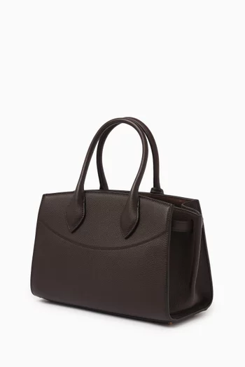 Small Studio Soft Top Handle Bag in Calfskin